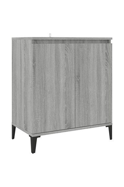 vidaxl Servantă, sonoma gri, 60x35x70 cm, lemn prelucrat