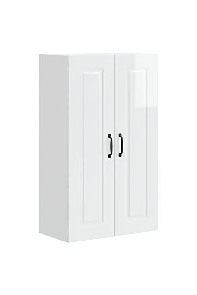vidaxl Dulap de bucătărie Kalmar Alb lucios 60 x 31 x 100 cm