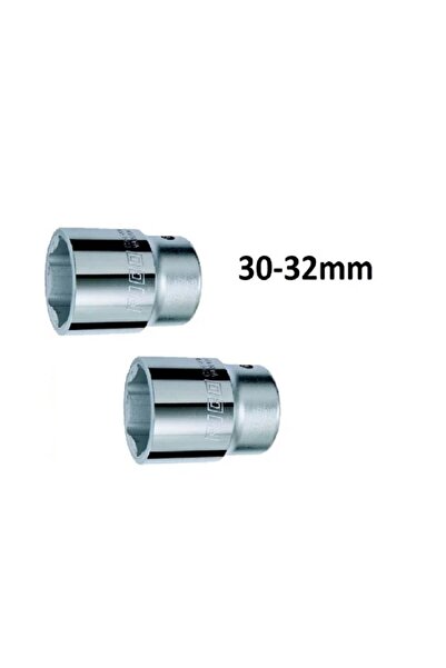 HAKTOR Rico 2 Pcs 3/4 32mm 30mm 6 Corner Short Socket Heavy Duty