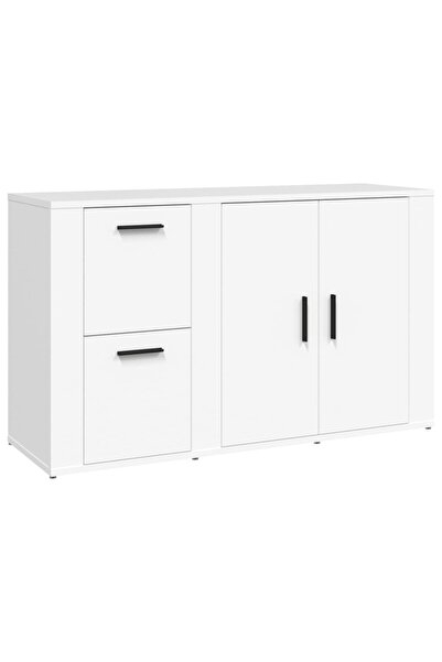vidaxl Servantă, alb, 100x33x59,5 cm, lemn prelucrat