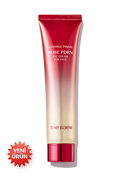 THE SAEM Wrinkle Prime Rose PDRN Eye Cream For Face / Anti-Aging Göz ve Yüz K...