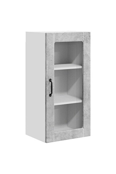 vidaxl Dulap de bucătărie Gri din beton 40 x 31 x 80 cm Lemn compozit