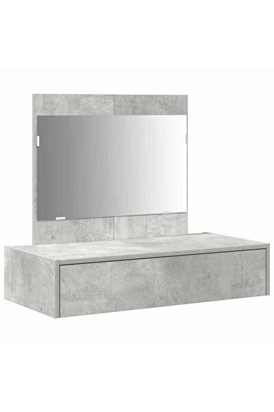 vidaxl Masă de Machiaj cu sertar Gri 83 x 40 x 70 cm Lemn compozit