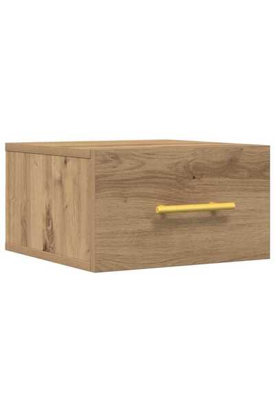 vidaxl Dulap de noapte Stejar Artizanal 35 x 35 x 20 cm Lemn compozit