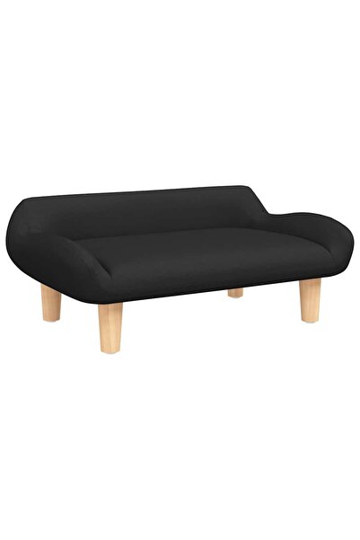 vidaxl Children's sofa, black, 70x40x24 cm, fabric