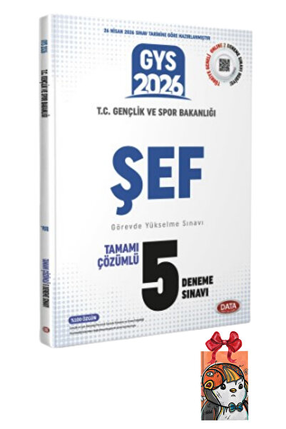 Data Yayınları 2026 T.C. Gençlik ve Spor Bakanlığı Şef GYS Tamamı Çözümlü 5 D...