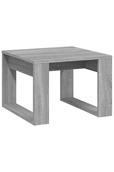 vidaxl Side table, sonoma grey, 50x50x35 cm, engineered wood