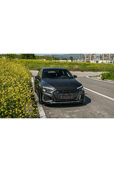 TMZ Garage Audi A3 8Y Sedan S-Line 2020-2024 Body Kit Seti Ön Lip Marşpiyel D...