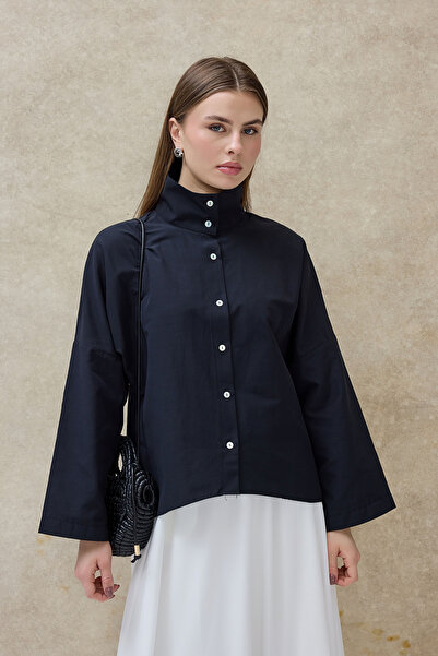 Birgül Bektaş Black Neva Basic Shirt