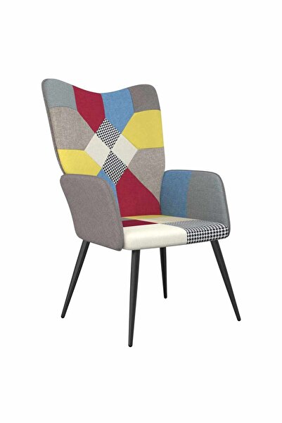 vidaxl Scaun de relaxare, textil, petice