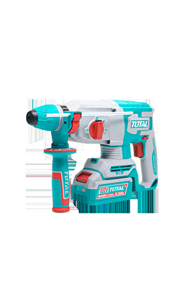 TOTAL Ciocan Rotopercutor 20V, 2.5J, Brushless, SDS Plus – Inclus 2 Acumulato...