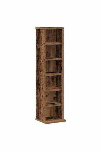 vidaxl Dulap CD-uri, lemn vechi, 21x20x88 cm, lemn compozit