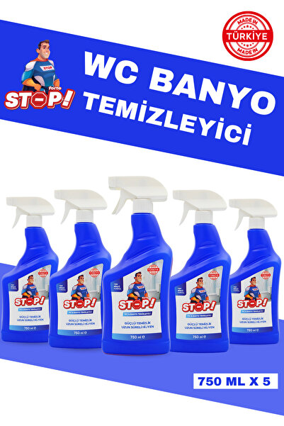 STOP Forte 5'li Tuvalet/WC ve Banyo Temizleyici