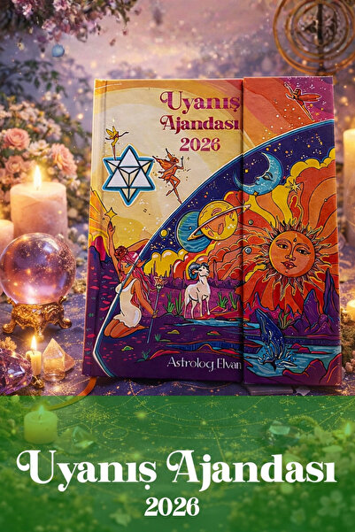 Astrolog Elvan Uyanış Ajandası 2026 🌟 6. BASKI