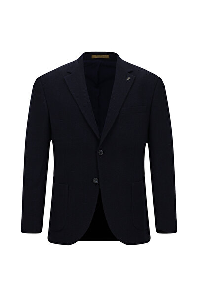 Abdullah Kiğılı 7 Drop Slim Fit Slim Fit Wool Piece Mono Collar Fully Lined P...