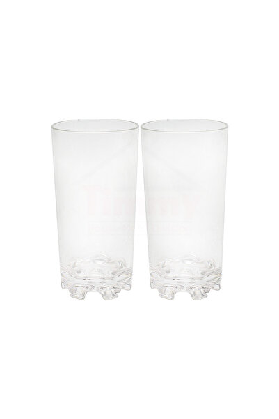 Tımmy Glass Tumbler 6 Pieces Set Clear Drinking Glasses Durable Everyday Beve...