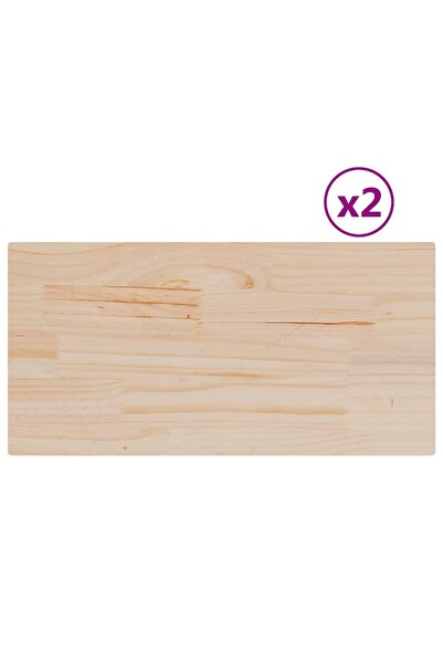 vidaxl Blaturi masă 2 buc. 60x30x1,7 cm dreptunghiulare lemn masiv pin