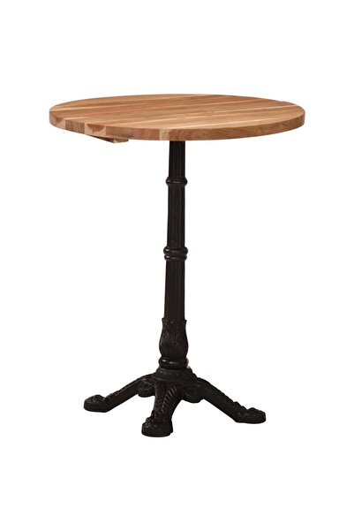 vidaxl Masă de bistro, Ø60 x 76 cm, lemn masiv de acacia