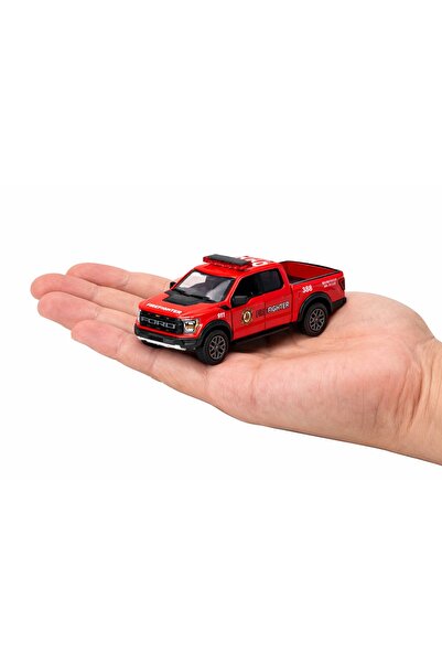 Kinsmart سيارة فورد F-150 رابتور إصدار الشرطة/الإطفاء لعام 2022 بمقياس 1:78 -...