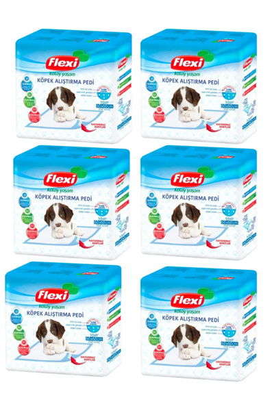 Flexi Köpek Alıştırma Çiş Pedi - 60x60cm 10lu Paket - 6 Adet