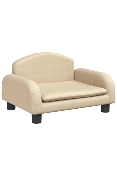 vidaxl Children's sofa, cream, 50x40x30 cm, textile
