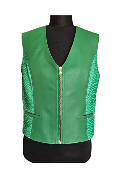 asus deri تصميم خاص على شكل ثعبان جلد si مع تفاصيل نمطية جلد أصلي سترة