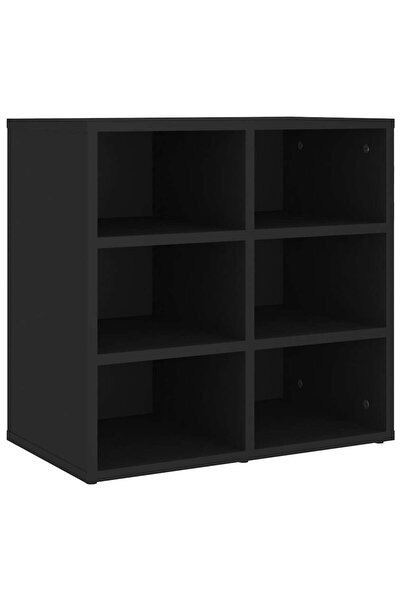 vidaxl Dulap de pantofi, negru, 52,5x30x50 cm