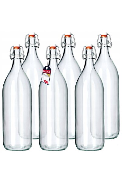 KADAX Sticlă pentru lichioruri 2L 2000ml Vin Moonshine Vin Suc Alcool Dop Plu...