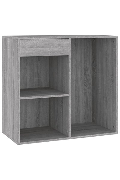 vidaxl Dulap de cosmetice, gri sonoma, 80x40x75 cm, lemn prelucrat