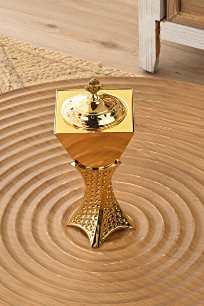 SQUALO Classic gold Squalo incense burner – gold never goes out of fashion