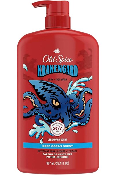 Old Spice غسول الجسم كراكينجارد للرجال، انتعاش يدوم 24 ساعة، رغوة غنية وتنظيف...