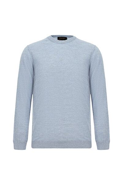 Abdullah Kiğılı Crew Neck Regular Fit Wool Knitwear Sweater