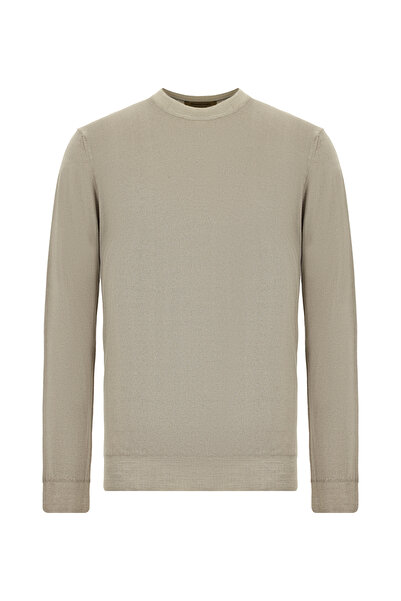 Abdullah Kiğılı Crew Neck Regular Fit Wool Italian Knitwear Sweater
