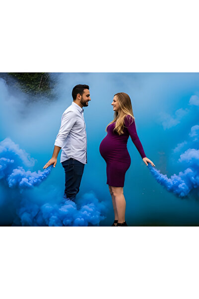 Amber Stüdyo 2 Adet Bebek Cinsiyeti Belirleme Partisi Pembe Sis Cinsiyet Beli...