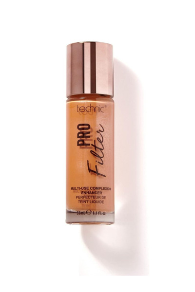 TECHNIC Pro Filter Foundation - Deep | 33ml Full Coverage Matte Liquid Base