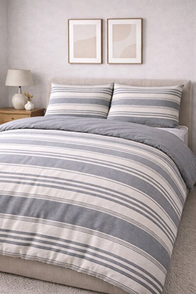 Asaf Home Double Personal Duvet Cover Set with Elastic Sheets
