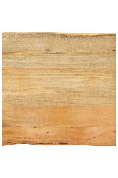 vidaxl Blat Masa 80x80x2,5 cm Live Edge Lemn Masiv Mango