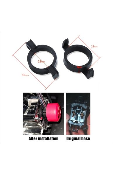 motoLEDy Set 2 adaptoare becuri LED H7, Ford, Peugeot, Citroen