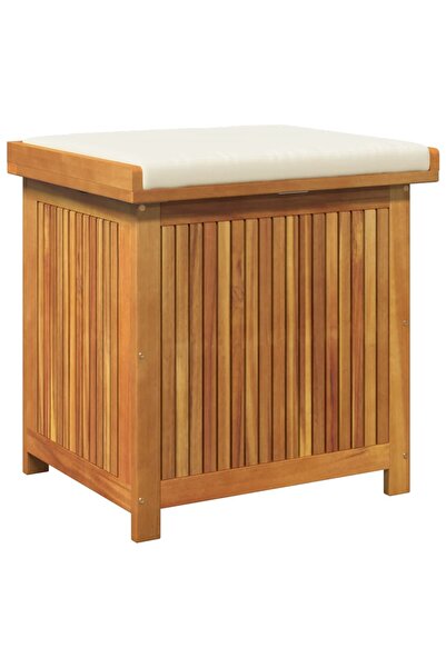 vidaxl Cutie de perne de exterior 60x50x61 cm din lemn masiv de salcâm