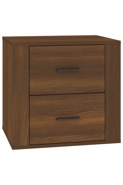 vidaxl Bedside table, brown oak, 50x39x47 cm