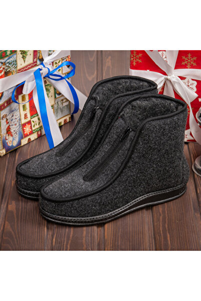 Tellus Men's Warm Felt Winter Boots with Soft Fur Lining, 56-32