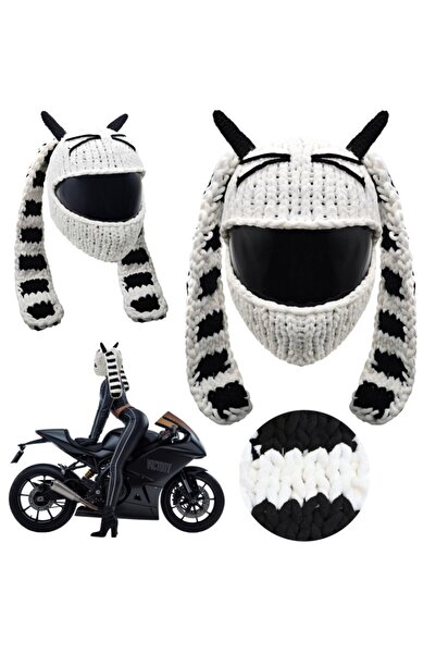 motoLEDy Șapcă cu cască White Rider