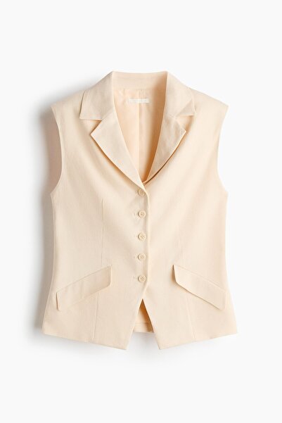 H&M Keten Karışımlı Yelek