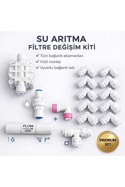 Filter Store Su Arıtma Cihazı Filtre Değişim Yedek Parça Seti Quick