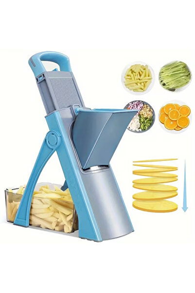 inabyte قطاعة بسُمك قابل للتعديل | شفرات قابلة للإزالة | أداة تحضير الطعام