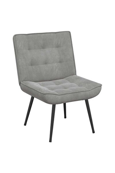 vidaxl Scaun de relaxare gri închis 64x74x84 cm catifea