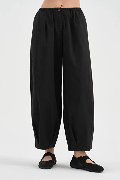 tw3 Pantaloni de damă curea i cu design elastic și croială tip balon