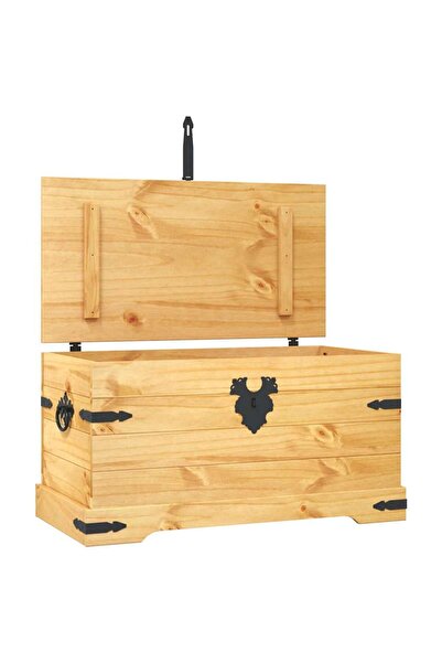 vidaxl Cufăr depozitare din pin mexican Corona Range 91 x 49,5 x 47 cm
