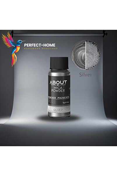 SC GAMA EPOXY SRL Pudră de pigment 5g argint