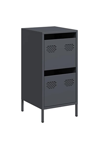 vidaxl Dulap, antracit, 35x39x73,5 cm, oțel laminat la rece